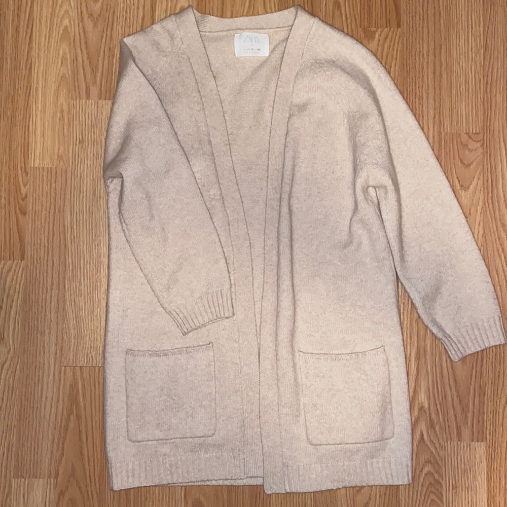Zara Girls 11-12 years Knit Cardigan Sweater Top Kids Knitwear Fancy Collection